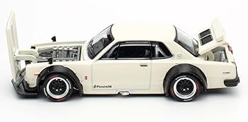 POP RACE Model Car Compatible with Nissan Skyline GT-R V8
